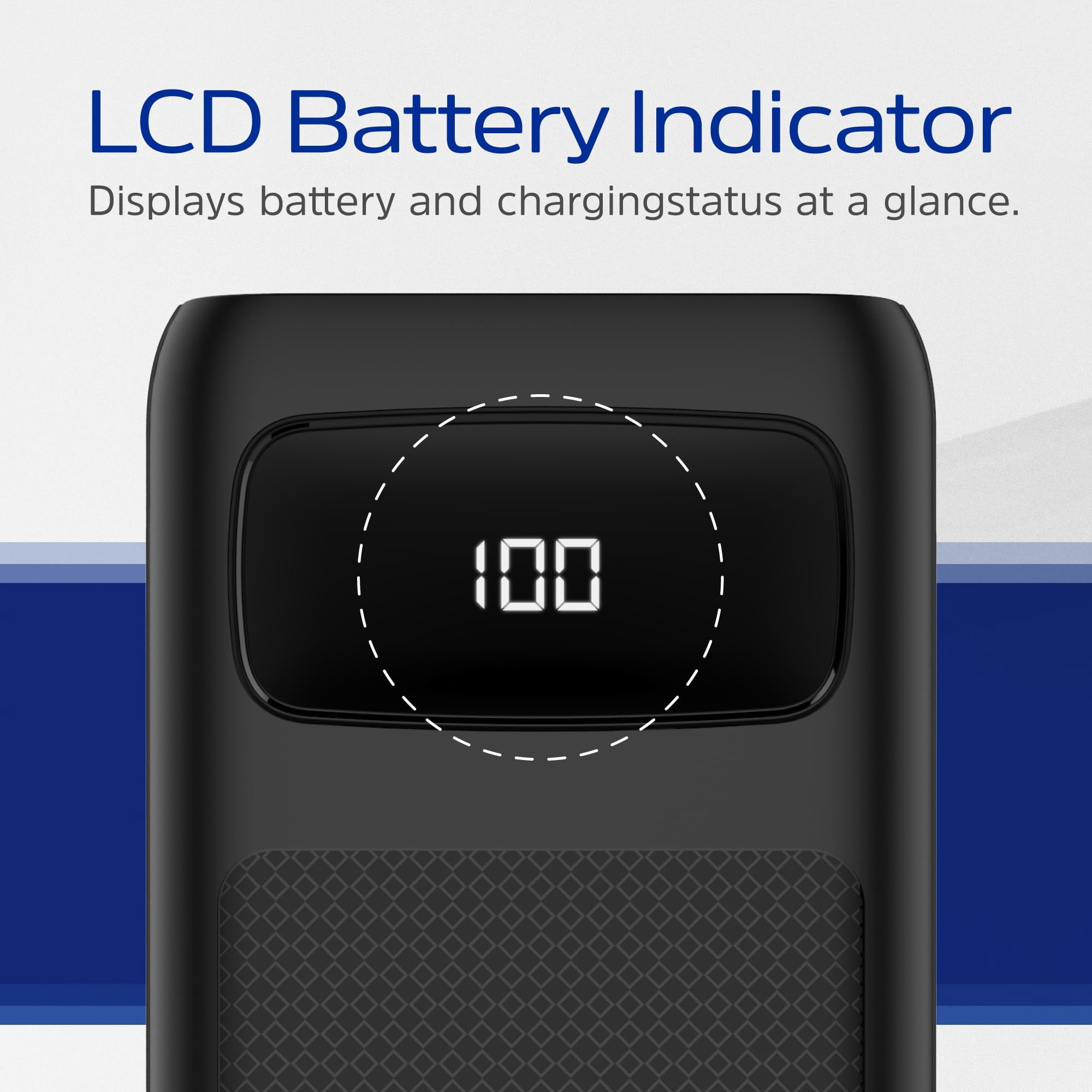 Energizer Power Bank 30000mAh - USB-C 30W Outputs Fast Charging Battery Pack, USB-A 18W with 6 Outputs & LCD Screen for Android / iPhone 15 16 Plus Pro Max / iPad Tablet and etc_UE30063PQ