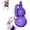 Purple, variant on Glass Gourd Water Bottle, Chinese Drinking Gourd Bottle, Leak Proof Beverage Bottle with Tassel, Portable Sports Water Bottle for Outdoor Home Decor (Green)