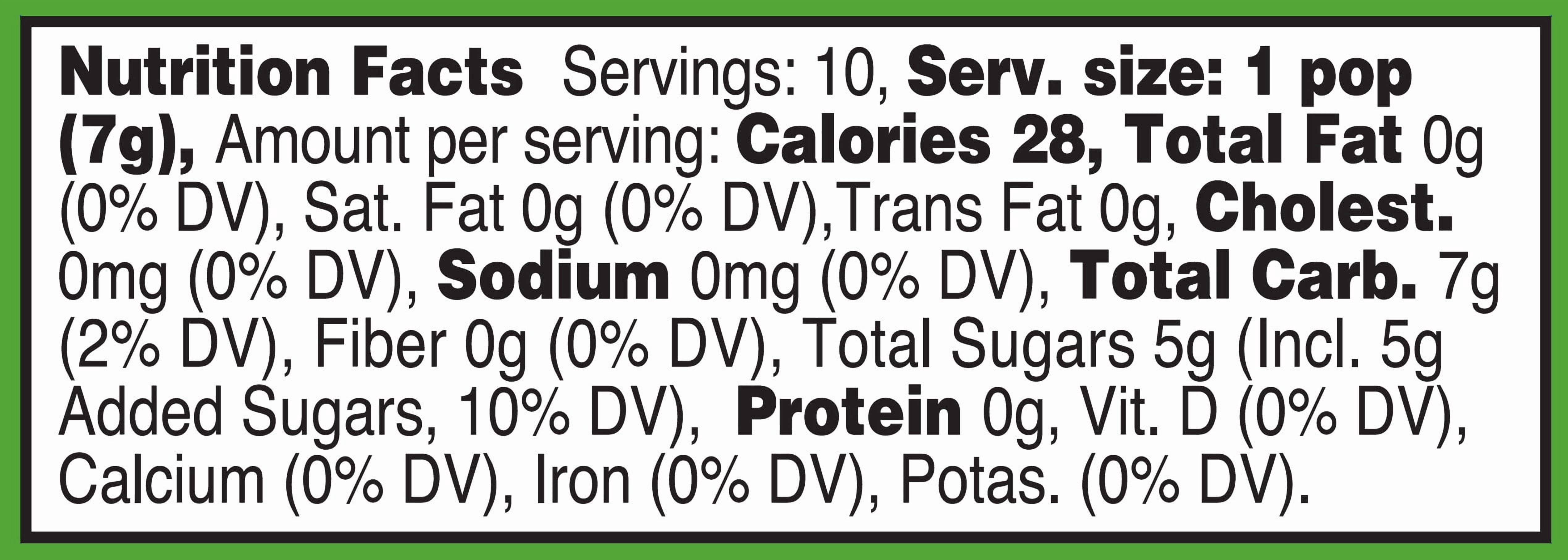 (5 pack) Giant Pop with 10 Lollipop Sticks Inside by Dat'l Do-it, Christmas Red, 2.46 oz, 1 Ct