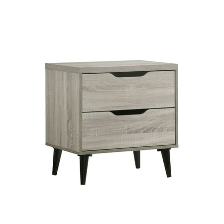 Picket House Furnishings Cohen 2-Drawer Nightstand in Grey
