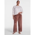 thumbnail image 2 of Joyspun Women's Velour Sleep Pants, Sizes XS-3X, 2 of 6