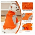 thumbnail image 4 of Dog Sweaters for Small Dogs - Warm Winter Puppy Sweaters Cute Soft Dog Clothes Outfit Pet Costume for Boy Girl Doggie, Cat, Bulldog Cat Chihuahua - Orange, S, 4 of 8