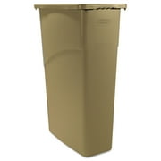 23 Gal. Slim Jim Waste Container (Beige)