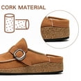 thumbnail image 5 of BERANMEY Casual Women's Mules & Clogs Slip-On Memory Foam Cloud Mules for Womens Mens with Non-Slip Sole Indoor/Outdoor Comfort Supportive Cork Sole Mules for Women 2025, 5 of 8