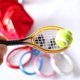 thumbnail image 3 of Gwong Juguete Simulación Mini Mercancías Deportivas Tenis Raqueta Bola Modelo Conjunto Accesorios Accesorios Gwong 30007361, 3 of 7