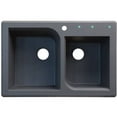 thumbnail image 3 of Transolid 33" x 22" Top Mount Radius Granite Kitchen Sink, Available in Various Colors, 3 of 4