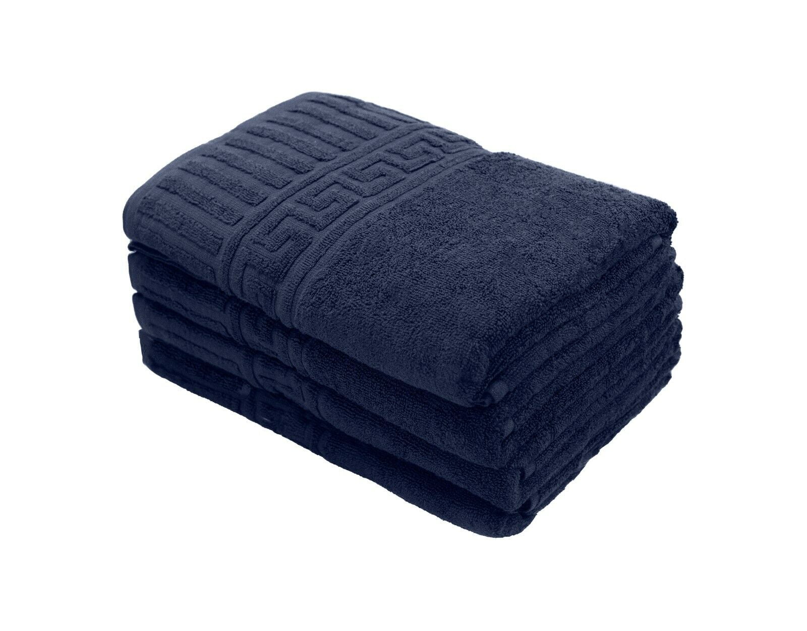 Large Bath Towels 6 Pack Set 600 GSM Cotton 100% Cotton 27x55