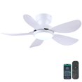 thumbnail image 1 of Ventilador de techo Kviflon de 36 pulgadas con luz y mando a distancia, color blanco, 1 of 9