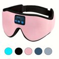 thumbnail image 1 of HLONK [Masque de Sommeil Sans Fil] 1 Pce Masque de Sommeil LC-Dolida avec Écouteurs Sans Fil Intégrés / Polyester Doux Rechargeable USB Sangle Réglable pour Dormeurs Latéraux - Essentiel de Voyage &, 1 of 7