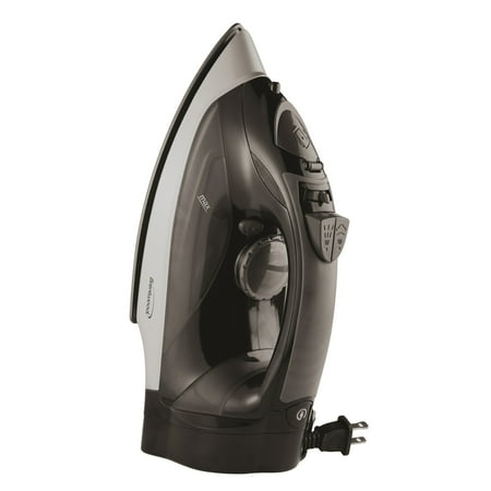 Brentwood MPI-59 Steam Iron With Retractable Cord, Black