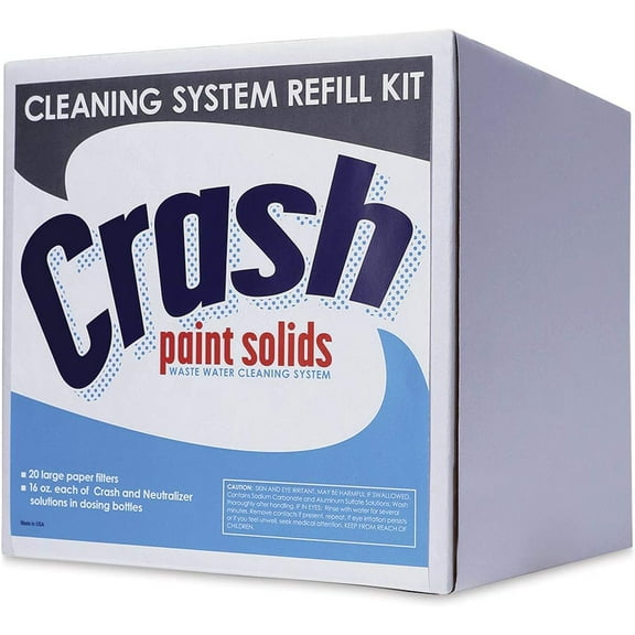 Golden Crash Paint Solids Kit Refill, Acrylic Cleaning System (182-0R)