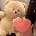 thumbnail image 4 of Valentines Day Talking Teddy Bear - Hand-Stitched Soft Premium Plush Doll with Hidden Heart-Shaped Voice Recorder, 10-Second Recording, Hypoallergenic Fabric, Romantic Gift, 13.78in, Yellow, 4 of 5