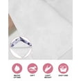 thumbnail image 6 of Purple Blooms Floral Kitchen Dish Towels for Drying Dishes Set of 4, Farmhouse Spring Flowers Botanical Waffle Weave Microfiber Hand Tea Bathroom Towels Quick Dry & Absorbent Towel 15.7x23.6, 6 of 7