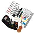 thumbnail image 3 of Complete Guitar Repair and Maintenance Tool Kit for String Instrument Including Wire Cutters Fret Guards Files Wrenches, 3 of 8