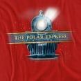 thumbnail image 2 of Polar Express Train Logo Women's T Shirt, Red, Small, 2 of 6