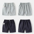 thumbnail image 2 of YTDSCS 2-10Y Toddler Boys' Shorts Summer Cotton Casual Pants with Pockets Elastic Waist Jogger Shorts Pants, 2 of 8