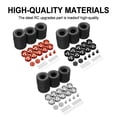 thumbnail image 4 of Xingzhi 10 Pcs Jantes Résistantes à l'Usure pour Accessoires de Voiture RC WPL 1/16 B24 Rouge, 4 of 6
