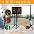 YZ Battery Powered Electronic Basketball Scoreboard Timer Clock with ...