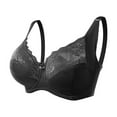 thumbnail image 2 of Women's Plus Size Full Coverage Underwire Bra, G Cup Support Adjustable Back Closure Breathable Lace Comfort for Large Bust, 2 of 5