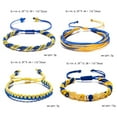 thumbnail image 5 of SIEYIO Yellow Blue National Flag Bracelets For Women Men Yellow Blue Flag Bracelets, 5 of 18