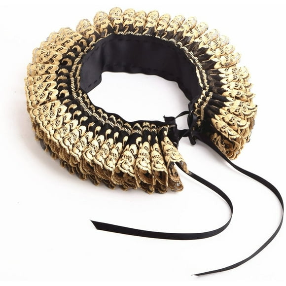 BLESSUME Renaissance Elizabethan Neck Ruff Collar Ruffled Collar Cosplay Gift