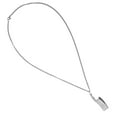 thumbnail image 3 of Collar con colgante de cuchillo para cortar de acero inoxidable para hombre, collar de moda, joyería plateada, 3 of 10