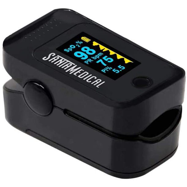 Pulse Oximeter Fingertip, Blood Oxygen Saturation Monitor (SpO2) with