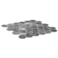 thumbnail image 6 of The Tile Life Eterna Hex Grafito Glass Mosaic Floor & Wall Tile, 12 x 12 in, 1-Piece, 6 of 15