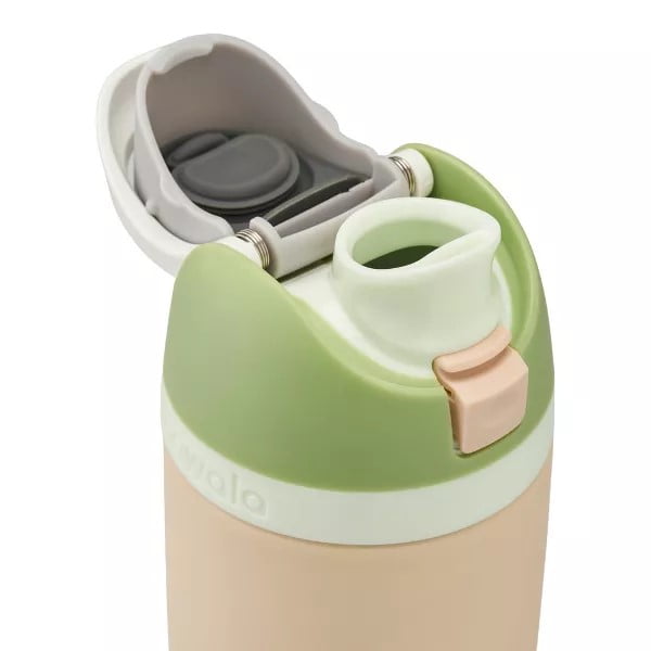 Owala Kids FreeSip Stainless Steel Water Bottle, Sandbox