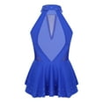 thumbnail image 2 of iEFiEL Girls Cutout Back Ballet Dance Leotard Sparkly Rhinestone Dancewear Blue 14, 2 of 7