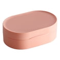 thumbnail image 1 of Yuarrent Caja de almacenamiento de esponja con tapa, organizador impermeable, estuche a prueba de fugas, contenedor de ducha para viaje, baño, Cocina y Comedor Rosado, 1 of 6