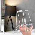 thumbnail image 2 of Lamp Shade Light Bulb Frame Metal Wire Lamp Guard Desk Lamp Lampshade Frame, 2 of 4