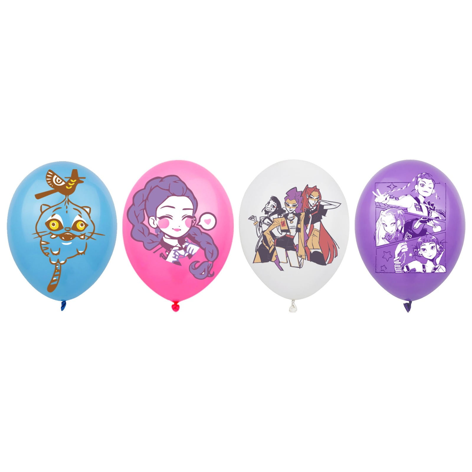 Décoration Anniversaire 2025 Thème KPop D-Demon H-Hunters - Banderoles, Ballons à Tirer - Pour Fête Enfant