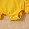 thumbnail image 5 of Siilsaa Bodysuit Baby Girl Baby Girls Bodysuit Print Romper Floral Jumpsuit Summer Clothes Yellow,70, 5 of 6