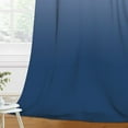 thumbnail image 2 of MIZHONA Blue Blackout Curtains for Living Room Gradient Window Curtain Set of 2,42"x108", 2 of 5