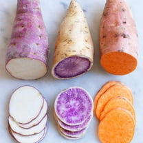 Sweet Potato Slips for Planting - 3 Colors- Purple, White and Orange - 4 Slips of Each Type, 12 Total Slips