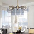 thumbnail image 2 of New light luxury high sense designer glass round chandelier living room dining room bedroom chandelier My Lux Decor Round, 2 of 10
