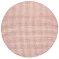 thumbnail image 2 of SAFAVIEH Abstract Careen Geometric Area Rug, Ivory/Blush, 6' x 6' Round, 2 of 10