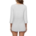 thumbnail image 6 of Hilenly Womens 3/4 Sleeve Cardigans Lightweight Chiffon Kimono Loose Casual Open Front Cover Ups, 6 of 10