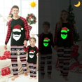 thumbnail image 2 of Pijama navideño a juego, conjunto luminoso de Papá Noel, brillante, 2 of 3