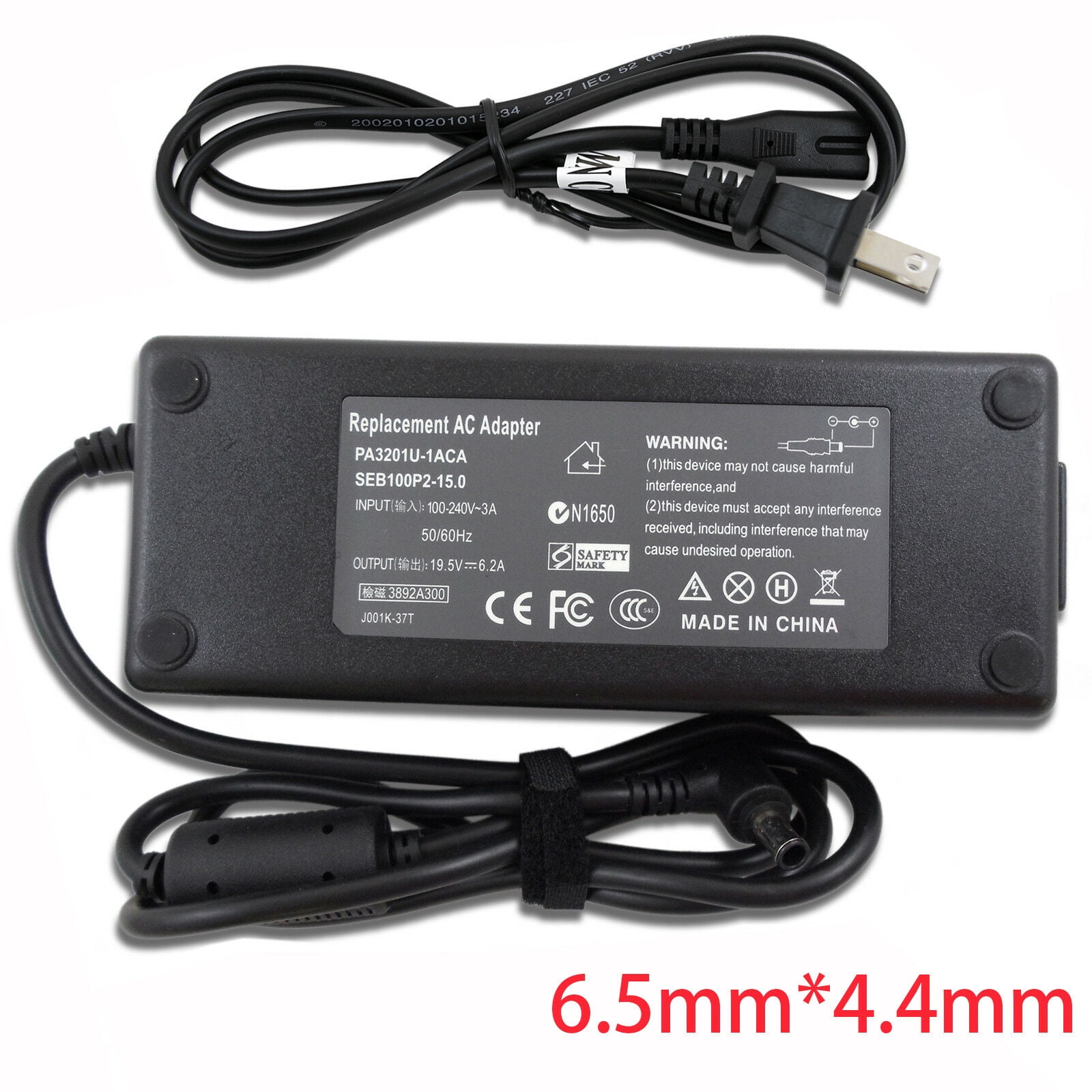 New 120W 19.5V 6.2A AC Power Adapter For SONY VGPAC19V15 ACDP120N02