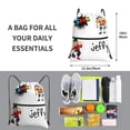 thumbnail image 2 of Lsque Sml Jeffy Print Drawstring zipper Backpack Bag Sport Gym Sackpack Cinch Bags Drawstring Bags Draw String Sport Bag-One Size, 2 of 5