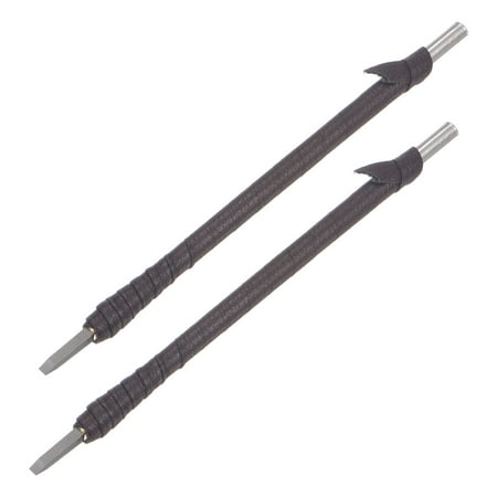 

Uxcell 3mm Tungsten Carbide Flat Tip Leather Cloth Handle Wood Carving Chisels 2 Pack