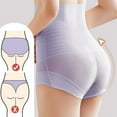 thumbnail image 4 of Txenfivo Tummy Control Shapewear Panties for Women-High Waisted Body Shaper Underwear Briefs Seamless Shapewear Panty Girdle, M-2XL, 4 of 7