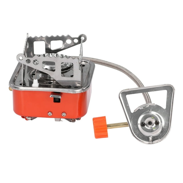 Réchauds Portables pour Randonnée, Dispositif d'Allumage Électronique Réchaud de Camping Opération Simple Support Dentelé Antidérapant Nettoyage Facile Stable pour Carrés d'Alpinisme, Carrés avec Tube