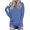 01-Blue, variant on Womens Comfy Loose Hoodies Trendy Y2K Pullover Tops Casual Solid Color Hooded Sweatshirt Teen Girls Cute Tees