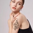 thumbnail image 4 of 12 hojas de tatuajes temporales para mujeres, kit de pegatinas de tatuajes para adultos, mujeres, niñas, tatuajes, 4 of 6
