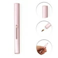 thumbnail image 3 of Unique Bargains 1 Pc Single Head Lipstick Brush for Business Travel Pink Nylon Aluminum Tube, 3 of 5