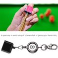 thumbnail image 2 of Billiards Snooker Pool Cue Chalk Holder, Snooker Cue Chalk Box with Retractable Key Ring for Billiard Cue Snooker Accessory, 2 of 5