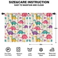 thumbnail image 2 of Blackout Kids Curtains,Colorful Dinosaur and Tropical Pattern Childrens Insulated Curtains Set Of 2,Bedroom Essentials,Toddler Room Decor 52"x63", 2 of 5